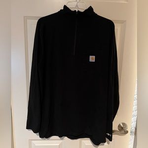 Carhartt Black Zip-Up Pullover